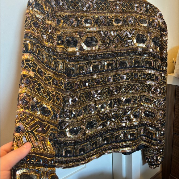 Papell Boutique Evening Beaded Jacket - Picture 11 of 15